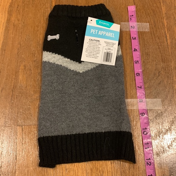 NWT Frisco Marled Chevron Dog & Cat Sweater - Picture 4 of 6